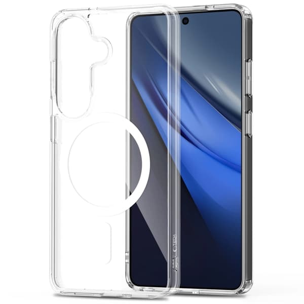 Tech-Protect Telefontaske Til Galaxy S26 MagSafe Flexair Hybrid - Klar Transparent