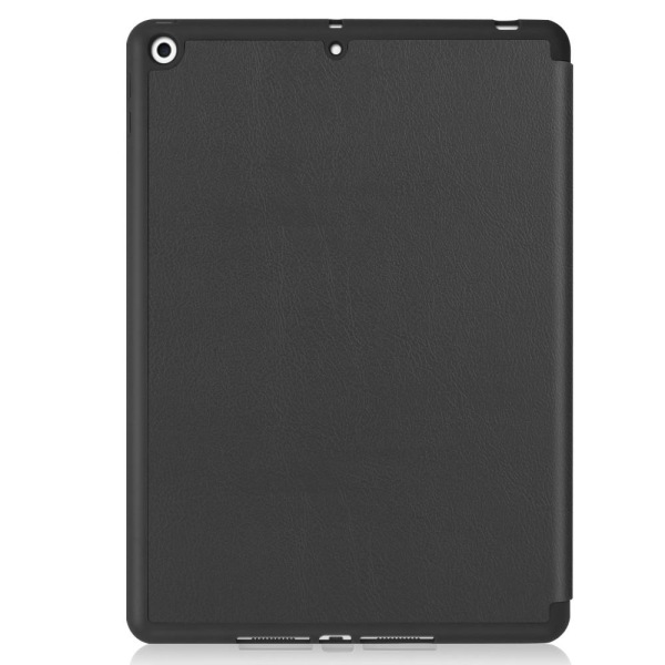 iPad 10.2 (2019/2020/2021) kolminkertainen kotelo - musta