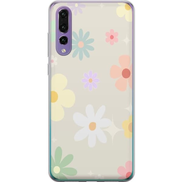Mobilskal till Huawei P20 Pro med fejdande blommor