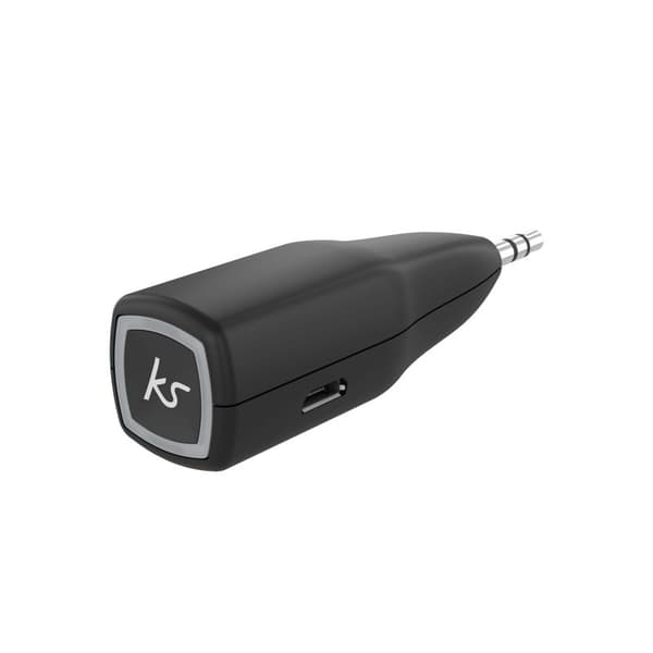 KITSOUND 3,5 mm BT-modtager MyJack2 Trådløs Sort 10 timer Batterilevetid Mikrofon