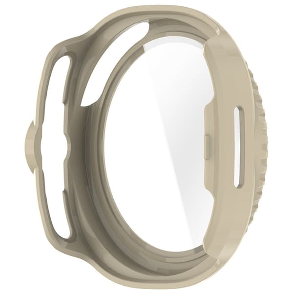 Galaxy Watch 8 Classic (46mm) Skal PC + Härdat Glas Integrerat Beige