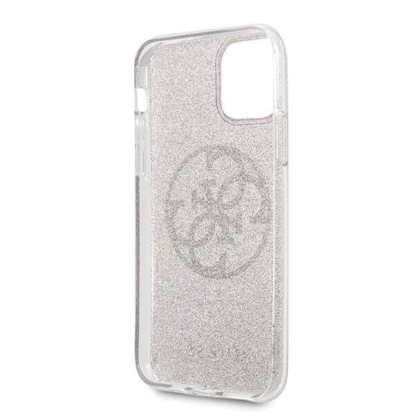 Guess Skal iPhone 11 Pro Max Circle Glitter - Rosa Rosa