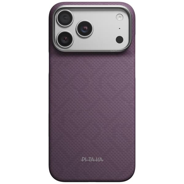 PITAKA Mobilskal För iPhone 18 Pro Max/17 Pro Max Magsafe Edge PTK - Lila