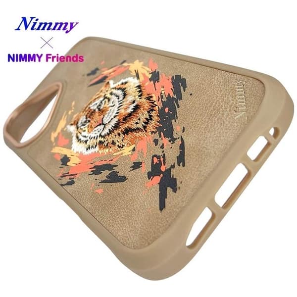 Nimmy Mobilskal till iPhone 16 MagSafe Tiger - Ljusbrun Brun