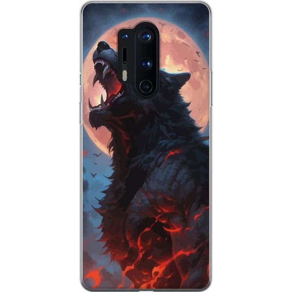 Mobilskal till OnePlus 8 Pro med Ylande varg