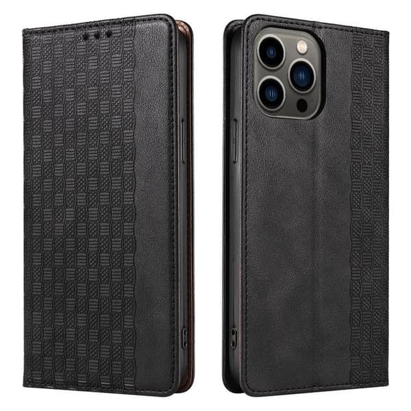 Galaxy S23 Plus Lompakkokotelo Magnet Strap - Musta Black