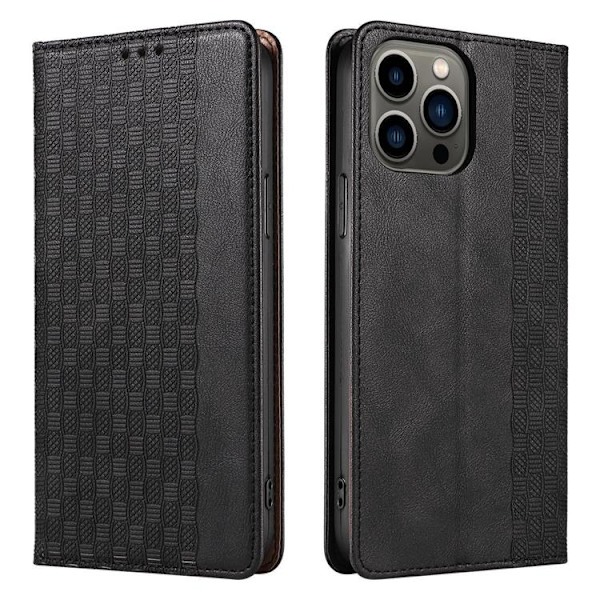 Galaxy S23 Plus Plånboksfodral Magnet Strap - Svart Svart