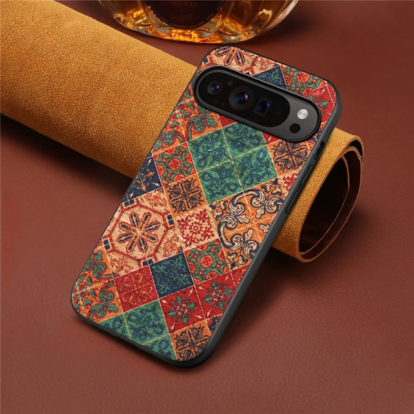 Mobilskal till Google Pixel 10/10 Pro Flower Print - Vinter/Blå Blå
