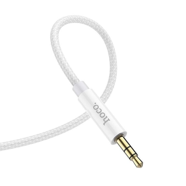 Hoco jack 3,5 mm Audio Kabel 2m - Sølv