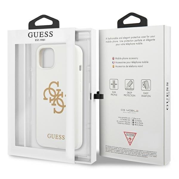 Guess Silicone Logo Skal iPhone 13 mini - Vit Vit