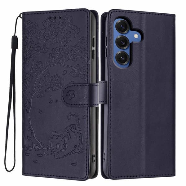 Plånboksfodral för Samsung Galaxy S26 Konstläder Ställ - Blå