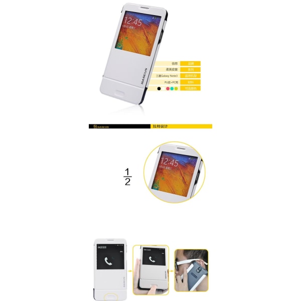 BASEUS Folio fodral till Samsung Galaxy Note 3 N9000 (Turkos)