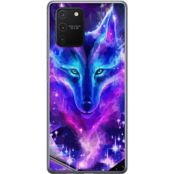 Mobilcover til Samsung Galaxy S10 Lite med Neon Ulv