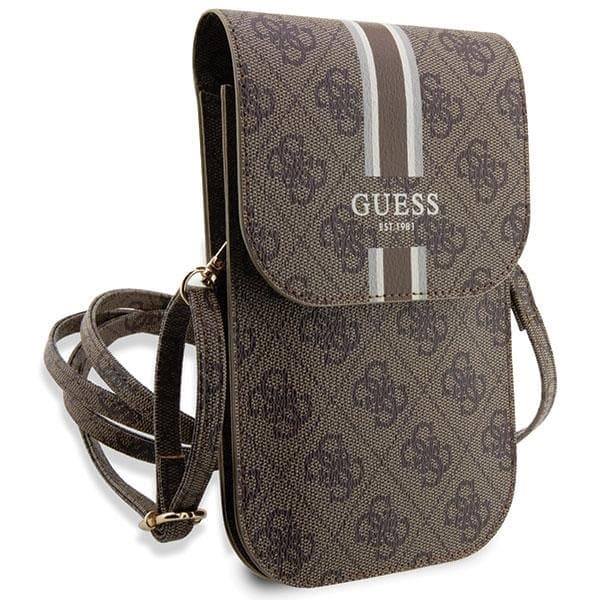 Guess Halsbandsfodral 4G Stripes - Brun Brun