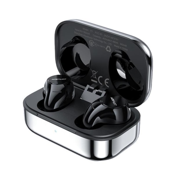 Acefast Gaming TWS In-Ear Bluetooth 5.2 langattomat kuulokkeet - hopea