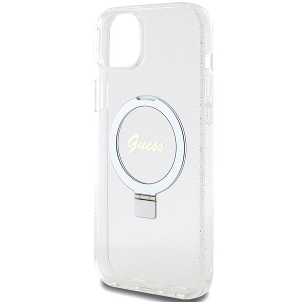 Guess Mobilskal till iPhone 14 Plus/15 Plus MagSafe Ring Stand
