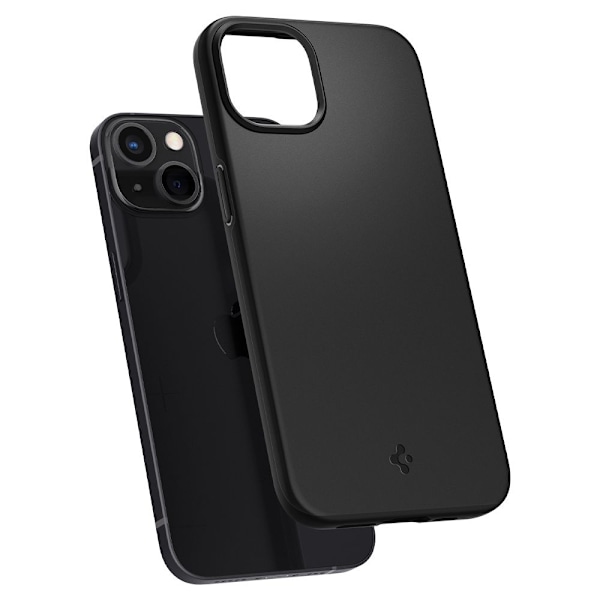 Spigen Thin Fit Mobilskal iPhone 13 - Svart Svart
