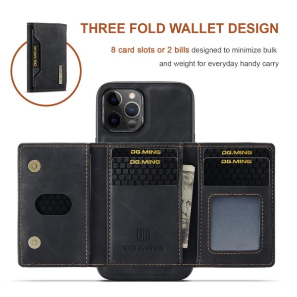 M2 DG.MING Magnetic Wallet Korthållare - Brun Brun