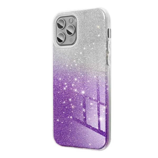 Forcell SHINING skal till iPhone 11 PRO clear/Lila Lila