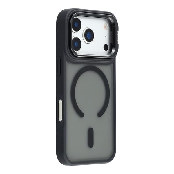 Mobilskal till iPhone 17 Pro MagSafe Lins Kickstand - Titansvart Svart