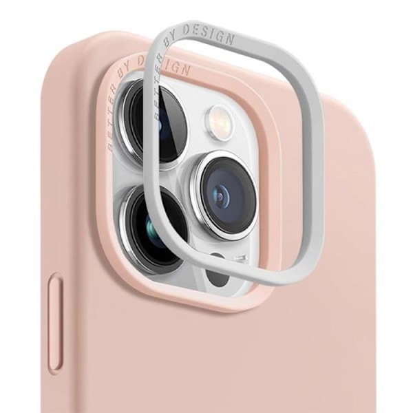 UNIQ iPhone 15 Pro Mobilskal Magsafe Lino Hue - Rosa