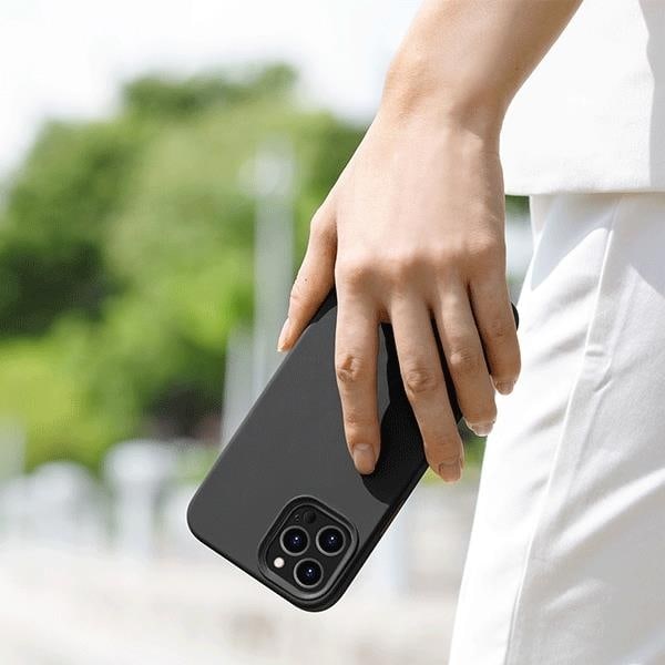 UNIQ Lino Hue iPhone 12 Pro Max - Svart Svart