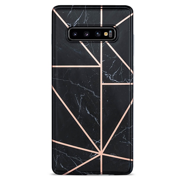 BOOM - Grid skal Galaxy S10 Plus - Svart Marmor Svart