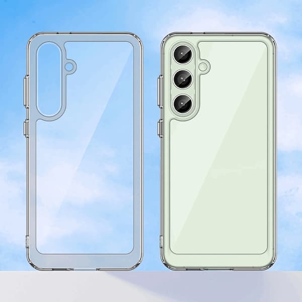 Mobilskal till Galaxy S24 FE Outer Space med Ram - Transparent Transparent