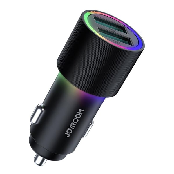Joyroom Billaddare 2 x USB 24W - Svart Svart