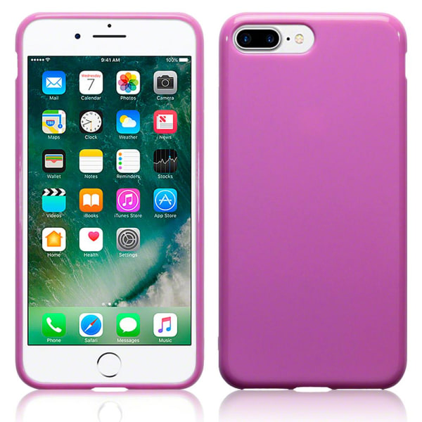 Gel Mobilskal til iPhone 7 Plus - Rosa Pink