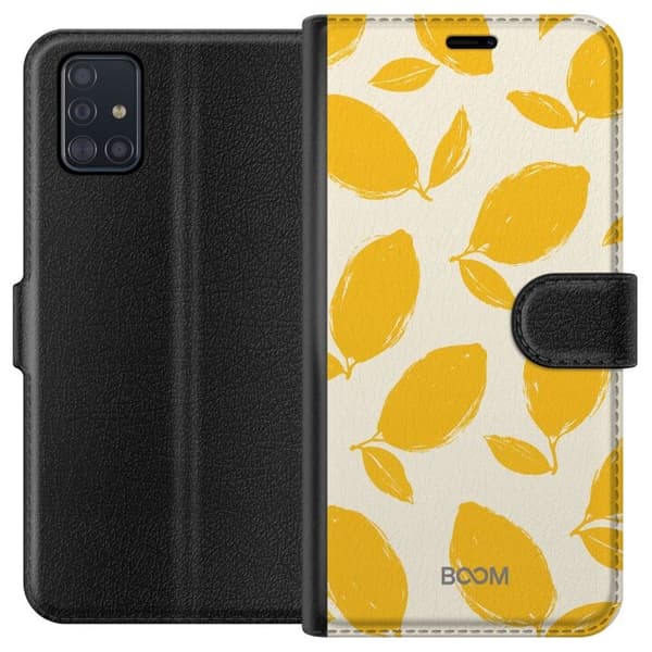 Plånboksfodral till Samsung Galaxy A51 med Lemon Breeze