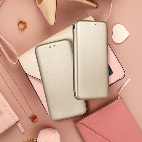 iPhone 16 Plus Plånboksfodral Elegance - Guld Guld