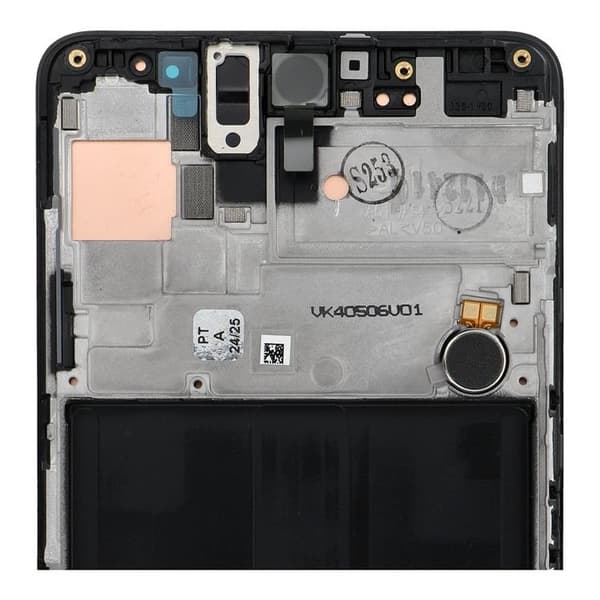 Galaxy A51-skærm med LCD-skærm A515F Servicepakke Black