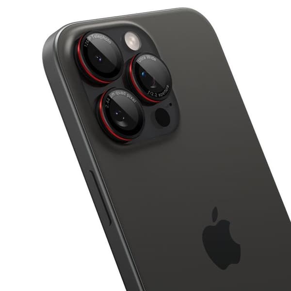 Spigen [2-Pack] iPhone 17 Pro Max/17 Pro Linsskydd Härdat glas EZ FIT Transparent