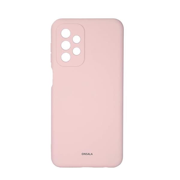 ONSALA Galaxy A23 4G/5G Skal Silikon - Chalk Rosa Rosa