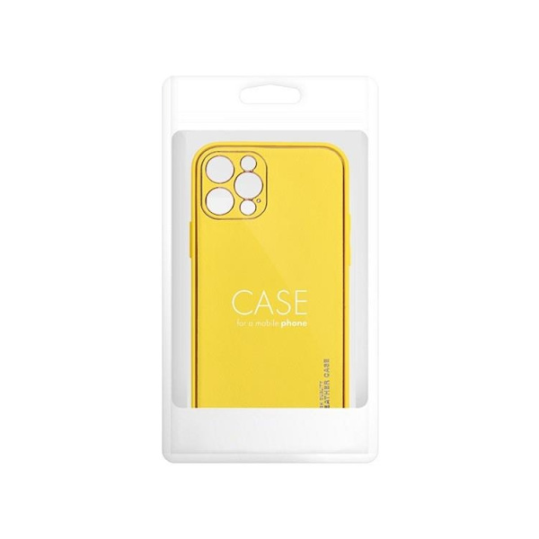 Galaxy A35 5G Mobilskal Läder - Gul
