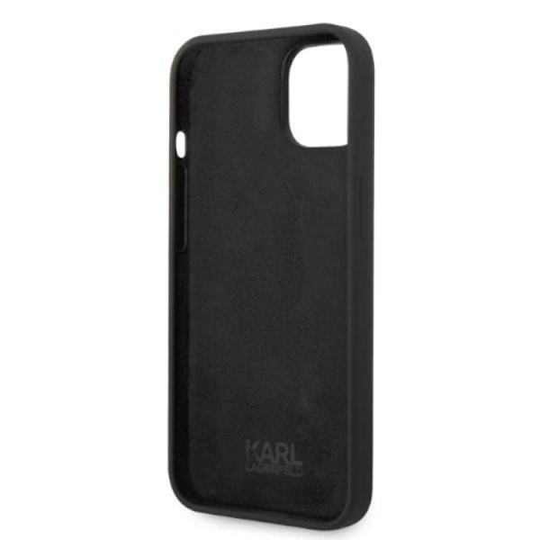Karl Lagerfeld iPhone 14 Plus Skal Silicone Ikonik - Svart Svart