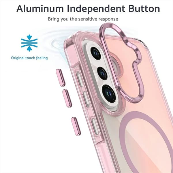 Mobilskal till Galaxy A16 5G Magsafe TPU - Rosa Rosa
