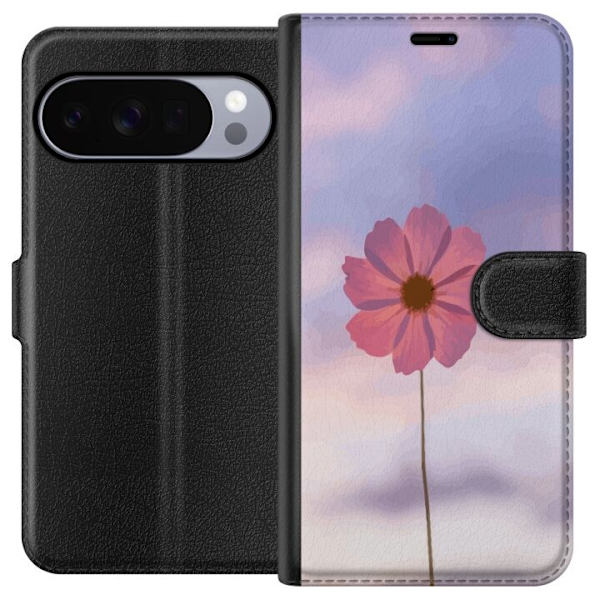 Plånboksfodral till Google Pixel 10 Pro XL med Rosa blomma