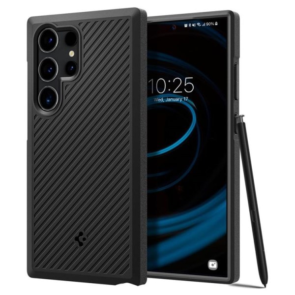 Spigen Galaxy S24 Ultra -puhelimen suojakuori Core Armor - Musta