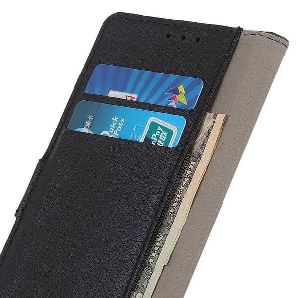 Samsung Galaxy S26 Plånboksfodral Konstläder Ställfunktion - Svart