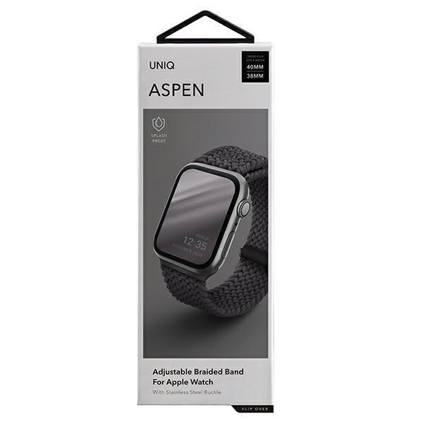 UNIQ Aspen Strap Apple Watch 40/38 / 41mm - Grå Grey