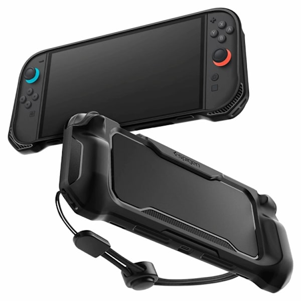 Spigen Nintendo Switch 2 Etui Rugged Armor - Matt Sort Svart