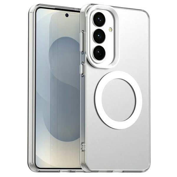 Mobilskal för Samsung Galaxy S26 Plus Magnetiskt Anti Drop - Silver