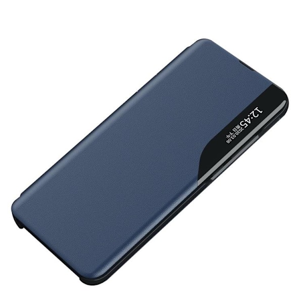Galaxy A73 Fodral Eco Leather View - Blå Blå