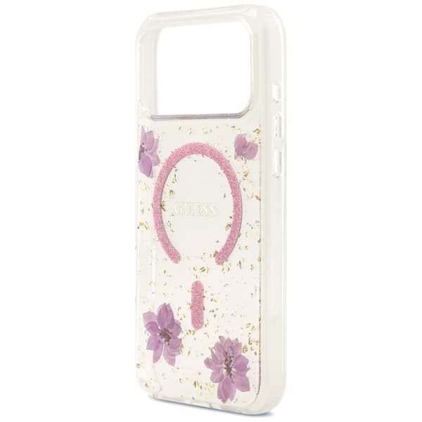 Guess Mobilskal För iPhone 18 Pro Max/17 Pro Max Magsafe Resin Flowers