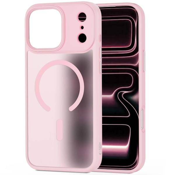 Tech-Protect Mobilskal till iPhone 17 Pro Magsafe Magmat - Matte Rosa Rosa