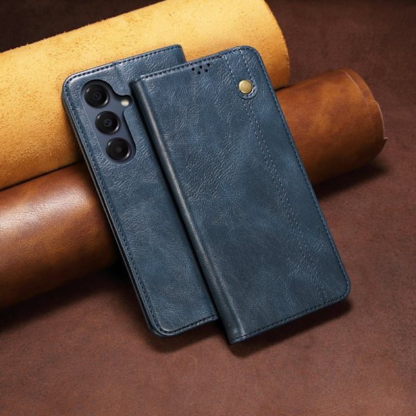 Plånboksfodral för Samsung Galaxy S26 Plus Konstläder Ställ - Blå