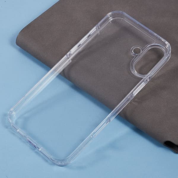 X-LEVEL Mobilskal till iPhone 16 Plus Akryl + Silikon Transparent