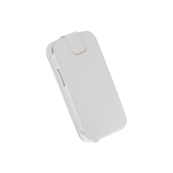 Luxury flip mobilväska till Samsung Galaxy S3 i9300 (Vit) Vit